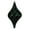 Emerald, variant on Vickerman 8" Emerald Candy Glitter Net Drop Christmas Ornament