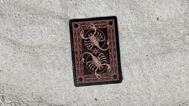 Gilded Bicycle Scorpion (Brown) Playing Cards by Bicycle and USPCC
