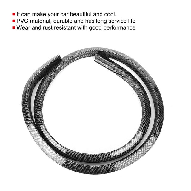 Flares, Fydun 1.5 M 3D Carbon Fiber Style PVC Car Wheel Eyebrow Trim Strip Protector