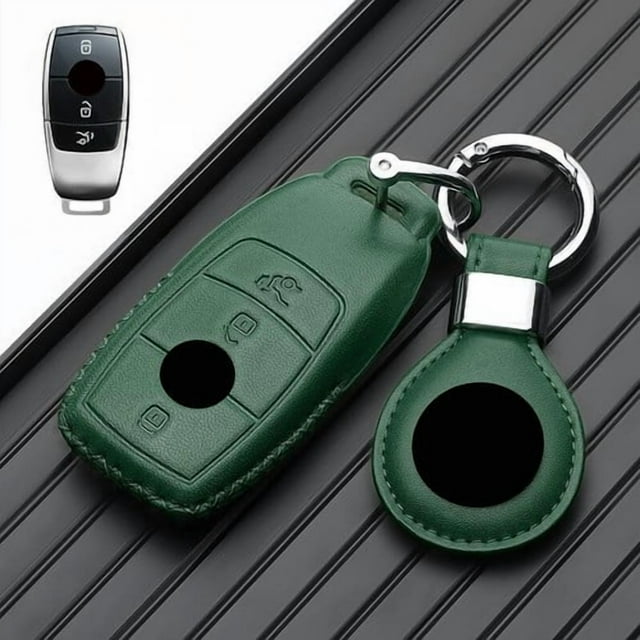 Car Key Fob Cover Case Protector Genuine Leather Car Key Case Cover For Mercedes Benz A B C E S G GLA GLE GLB GLC