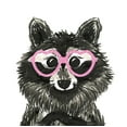 thumbnail image 2 of Dos Santos, Bella 15x15 White Modern Wood Framed Museum Art Print Titled - Ravishing Raccoon, 2 of 4