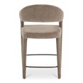 thumbnail image 4 of Moe's Home Collection Martens Counter Stool Fabric Brown, 4 of 7