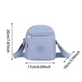 thumbnail image 4 of CAIXIA Travel Crossbody Bags For WomenLightweight Nylon Canvas Mini Crossbody Messenger Bag, Daily Travel Commute Everyday Shoulder Purse, 4 of 4