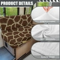 thumbnail image 6 of Yuyamidu Giraffe Pattern RV Dinette Cushion Covers Washable RV Sofa Seat Slipcovers Comfy Camper Couch Cushion Covers Include 1 Bench Cover 1 Backrest Cover, 6 of 7