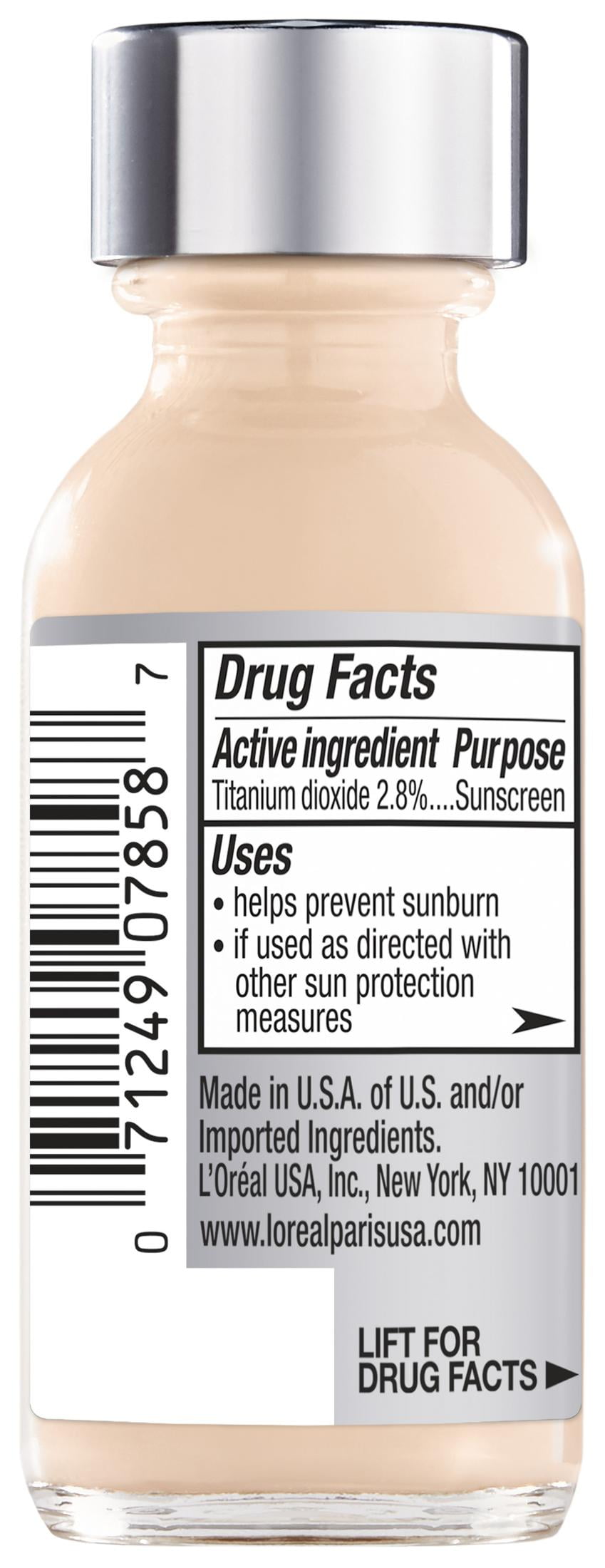 L'Oreal Paris True Match Liquid Foundation Makeup, N2 Classic Ivory, 1 fl oz - Old Version