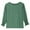 Green226, variant on Girls 3/4 Sleeve T Shirts Summer Cute Crewneck Basic Tees Ruffle Casual Blouse For Kids Stylish Toddler Baby Wear 9-10Y