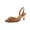 khaki, variant on Women Kitten Heel Pumps: Pointed-Toe, Open-Back Formal Shoes with Ankle Straps