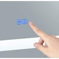 thumbnail image 5 of CWI Lighting 36" x 40" Abigail Matte White Rectangle LED Wall Mirror, 5 of 5