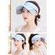 thumbnail image 1 of Sombrero con visera de verano Jadeshay Sombrero deportivo para tenis Color negro blanco rosa rosa rojo beige claro azul cielo gris claro Talla ajustable, 1 of 6