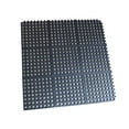 thumbnail image 2 of Black 3 x 3 ft Interlocking Rubber Mats - 4 Pack, 2 of 5