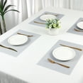 thumbnail image 7 of Unique Bargains Placemats Set of 6 Washable Placemats for Dining Table Decor Silver, 7 of 7