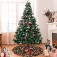 thumbnail image 7 of Yiaed Rose Flowers Print Christmas Tree Skirt , Tree SkirtsTree Mat for Christmas Winter Holiday Indoor Decorations-36", 7 of 7