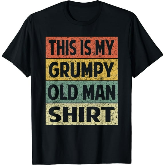 Grumpy Shirt Funny Retro Grumpy Old Man Veteran T-Shirt