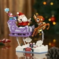 Brickcraft Rudolph the Red-Nosed Reindeer Santa’s Sleigh Building Kit ...