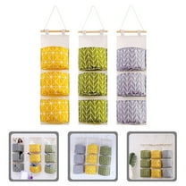 GAXIRE Nursery Organizer Hanging Closet Storage Bags, 3 Sets, Practical and Space-Saving Design for Baby Essentials