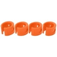 thumbnail image 3 of Bike Front Rear Fork Anti-Collision Ring, Front Rear Fork Guard Chain Sticker 4pcs  For Road Bikes For Cross-country Bikes Orange, 3 of 8