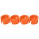 thumbnail image 3 of unids/set bicicleta delantera trasera horquilla anticolisión anillo de protección de goma pegatina de cadena naranja YUNYI BRAND Deportes, 3 of 8