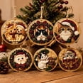 thumbnail image 6 of Kiplyki 6Pcs DIY Pearl Art Christmas Ornament Kit Hanging Diamond Art Christmas Ornament Set Includes Pearls Colorful Beads Art Craft Shimmering Holiday Gift for Tree Window Wall Fireplace Decor, 6 of 7