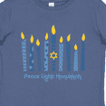 thumbnail image 4 of Inktastic Peace Light Hanukkah Boys or Girls Baby T-Shirt, 4 of 5