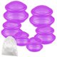 thumbnail image 1 of Set de terapia con ventosas TrelaCo Silicone, 6 unidades, para el dolor de la celulitis, 1 of 6