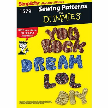 Simplicity Alphabet Pillow Pattern 1 Each Walmart Com