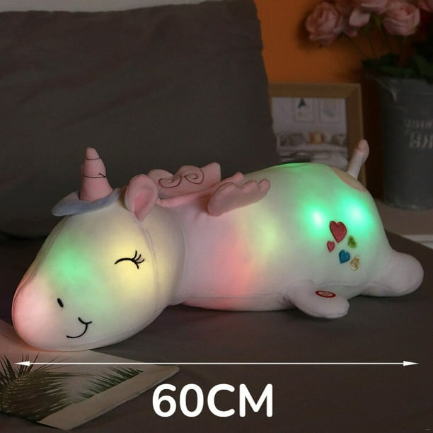 Almohada de unicornio con luz new arrivals
