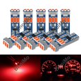thumbnail image 1 of BhoiMo 2021 Nuevo 9SMD T5 LED Salpicadero Luz W3W 3014 17 73 74 27 21 Metros Lámpara De Interior Del Coche Lateral Medidor De Clúster Instrumento Neo Cuña Bombillas De Vehículo DC12V Rojo huangjie unisex, 1 of 2