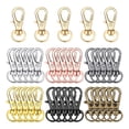 thumbnail image 2 of 35x Metal Durable Swivel Clasps Lanyard Snap Hooks Reusable Mixed Lobster Claw Clasp for Keychain Embroidered Purse Handbag Backpacks Keyring Sewing, 2 of 9