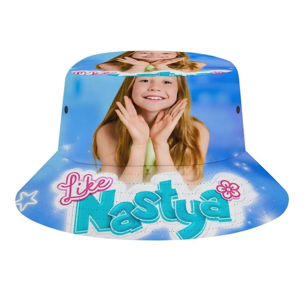 Como Nastya Sombrero bucket para adultos, gorra de protección solar, sombrero de pescador plegable para viajes al aire libre, pesca y actividades de verano