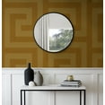 thumbnail image 6 of NextWall Antique Gold Maze Geo Peel and Stick Wallpaper, 6 of 9
