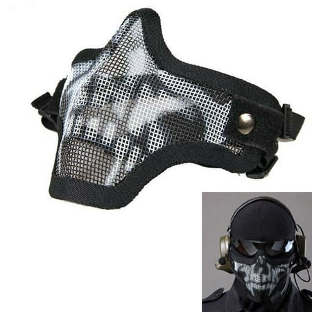 Strike Metal Mesh Protective Mask Half Face Tactical Airsoft Military Mask