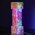 thumbnail image 2 of Matoen LED Marquee Letter Lights, Diamond Bulb Light Up Letters for Birthday Wedding Decorations, Lighted Neon Signs Night Light for Valentine's Day Party Decor-I, 2 of 4