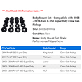 thumbnail image 2 of Body Mount Set - Compatible with 2008 - 2016 Ford F-350 Super Duty Crew Cab Pickup 2009 2010 2011 2012 2013 2014 2015, 2 of 2