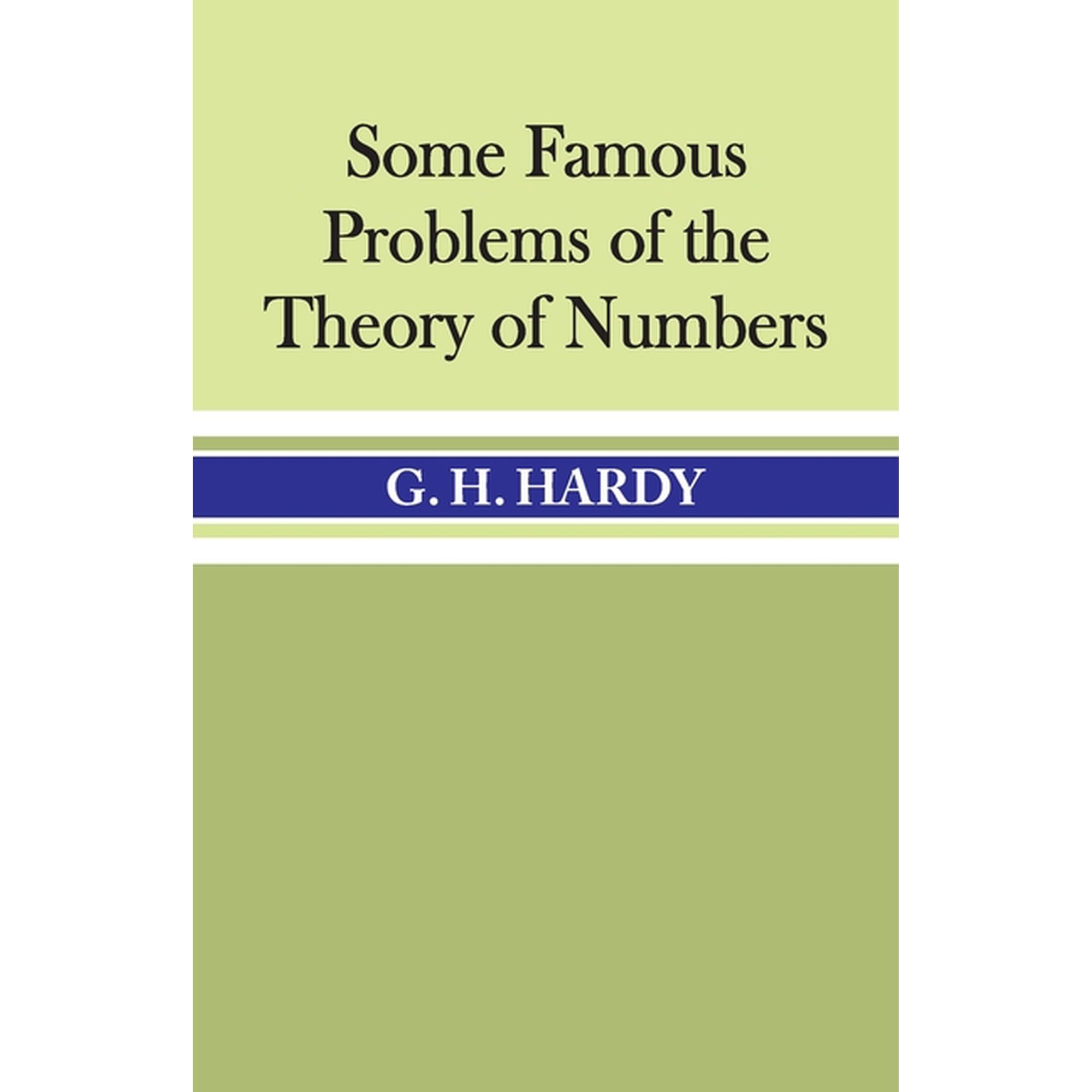 Some Famous Problems of the Theory of Numbers, (Paperback)