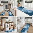 thumbnail image 5 of Blue White Marble Pattern Kitchen Rugs Sets Of 3,Kitchen Runner Rugs Non Skid Washable,Decorative Kitchen Floor Mats for Kitchen,Sink,Laundry,17"x30"+ 17"x47" + 17"x59", 5 of 6