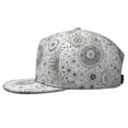 thumbnail image 3 of Mandala Baseball Cap Men Women Adjustable Snapback Flat Bill Hip Hop Hat for Social Gatherings, 3 of 7