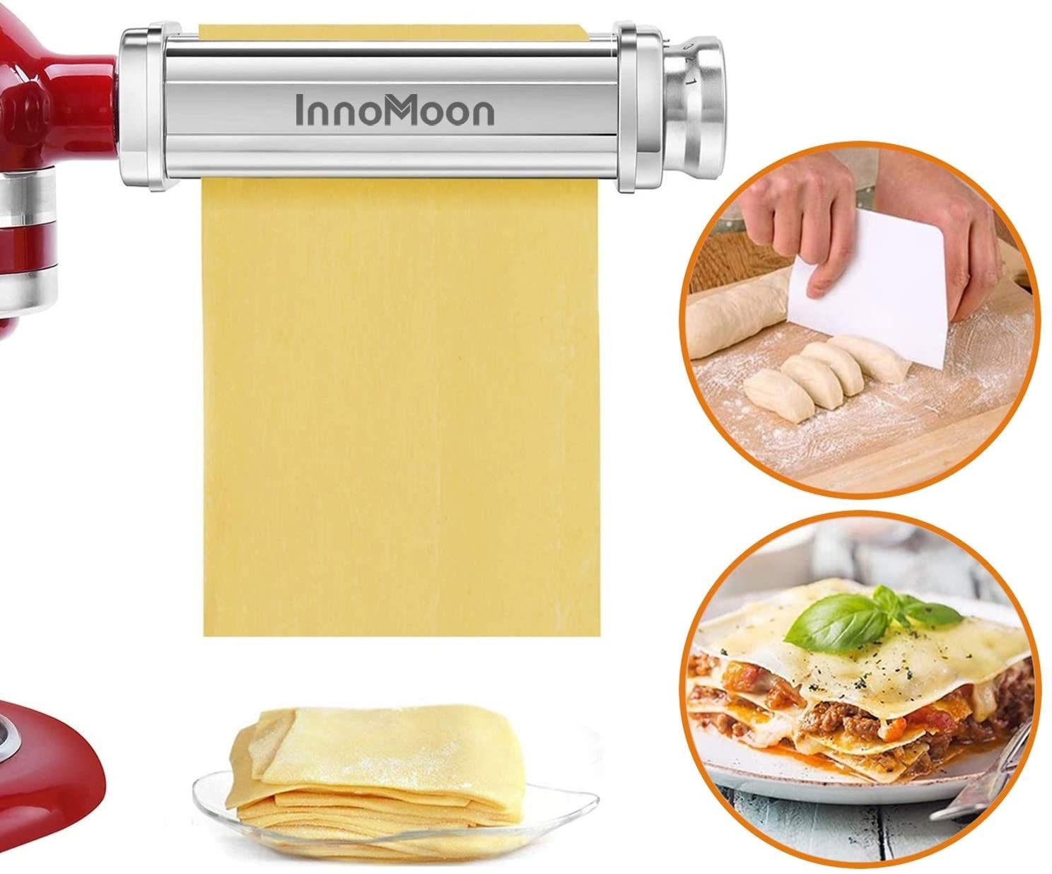 Pasta Roller Attachment for KitchenAid Stand Mixers, Pasta roller