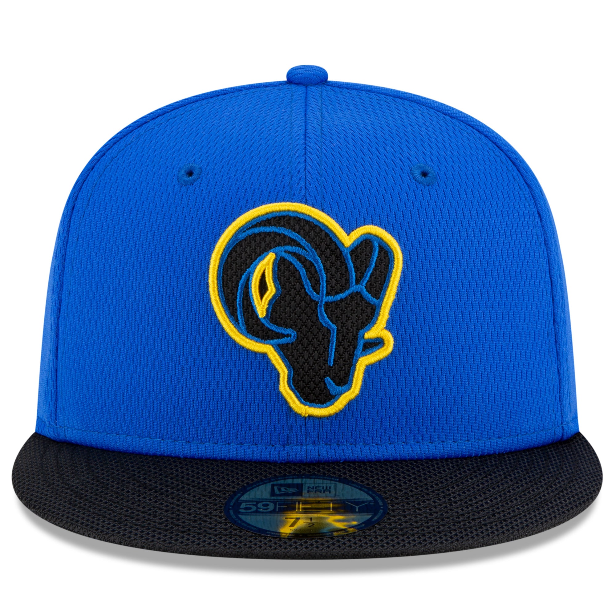 Black and blue rams hat Clearance