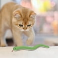thumbnail image 4 of Catnip Snake Toy for Cats, Interactive Cat Toy with Crinkle Sound & Realistic Design, Durable Mesh Fabric Teaser Wand, Fun Hunting Game Stimulation, Best Pet Toys for Kittens and Adult Cats, 4 of 9