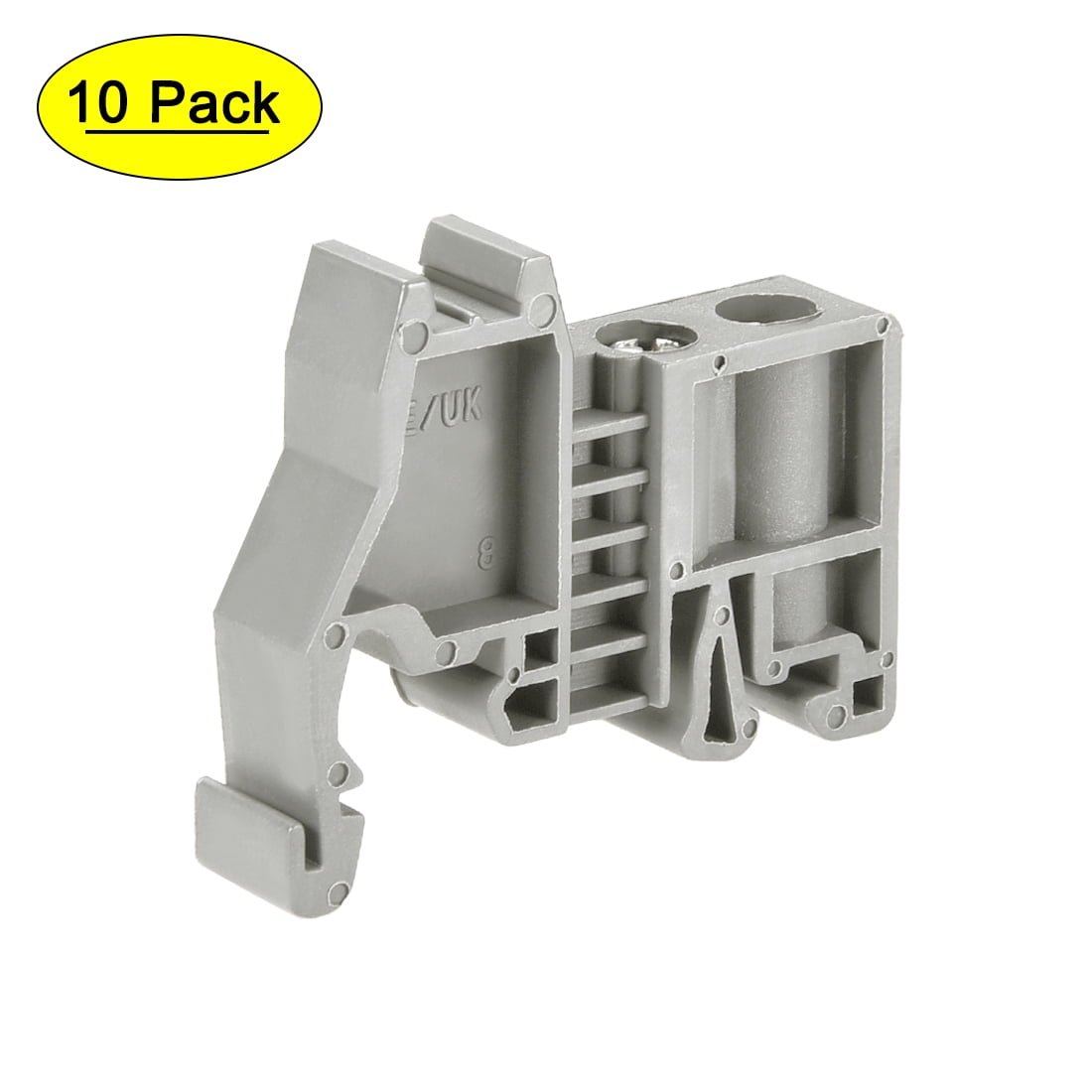 E/UK DIN Rail Terminal Blocks End Stopper Bracket for 35mm Rail , 10