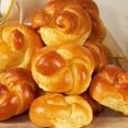 thumbnail image 2 of Kosher Braided Challah Rolls | Traditional, Fresh & Delicious | Great for Shabbat or any Holiday | Kosher, Dairy & Nut Free | 2-13 oz Packs with 6 Challah Rolls Included Per Pack | LZHF, 2 of 5