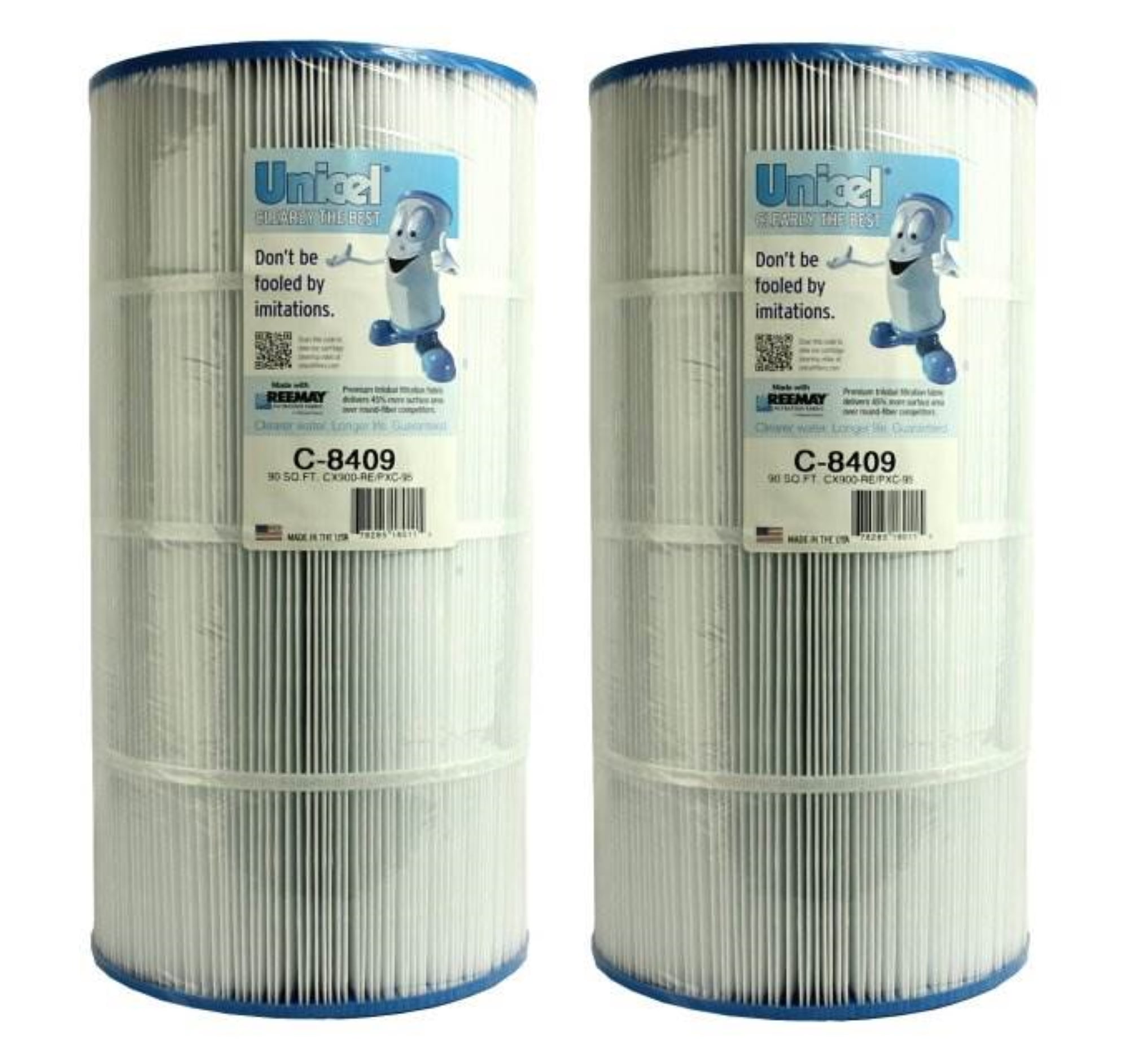 Unicel C8409 Swimming Pool Replacement Filter Cartridge (2 Pack
