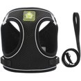 thumbnail image 3 of LAICAIW Dog Harness and Leash Set, No-Pull Breathable Soft Mesh Puppy Vest Harness Reflective Adjustable Pet Harnesses for Small Medium Large Dogs and Cats-Outdoor Easy Control for Walking, 3 of 7