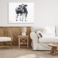 thumbnail image 3 of Stupell Industries Rustic Lodge Dairy Cow Gazing Canvas Art, 30 x 24, by Sara Baker, 3 of 7