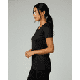 thumbnail image 2 of Real Essentials 5 Pack: Women's Dry Fit Short Sleeve V Neck Workout Top - Fitness Gym Athletic Yoga T-Shirt (Plus Available), 2 of 2