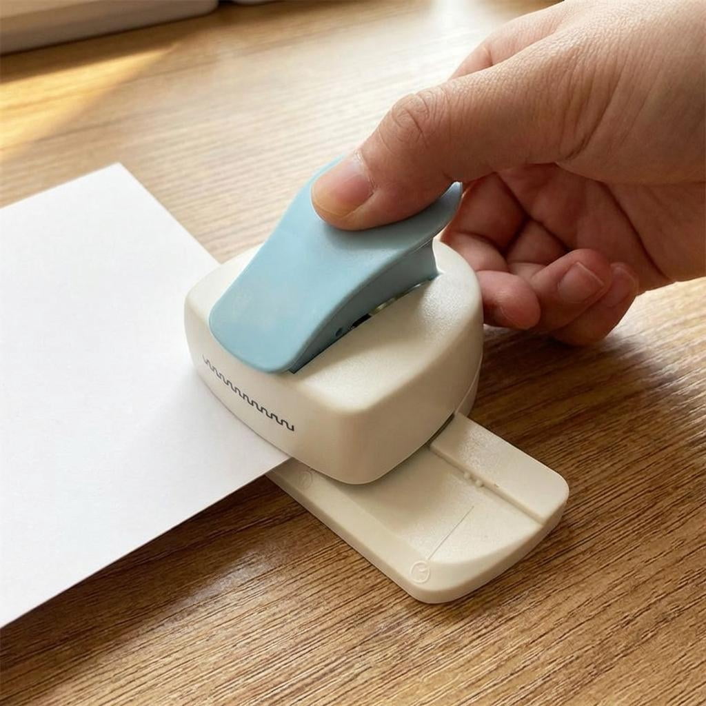 HOMYL Border Paper Decorative Border Lightweight Card Puncher Embossing Paper Punches Blue