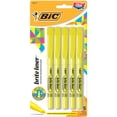 thumbnail image 1 of Highlighters BIC Brite Liner Chisel Point Yellow, paquete de 5, 1 of 8
