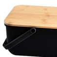 thumbnail image 3 of Bread Keeper for Bread, Bun, Bagel, Loaf Bakery Space Saving Cafes Bread Box 26-27s, 3 of 3