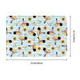 thumbnail image 3 of Front Door Mat Indoor Outdoor Outside Entrance - 16*24in Washable Submarine With Fishes Undersea Thin Bathroom Rugs Fit Under Door, Bath Rugs for Bathroom, Kitchen Rugs Mats for Floor, 3 of 6