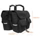 thumbnail image 5 of Bolsa de sillín Bolsas para alforjas traseras para bicicleta, bolsa para asiento trasero, bolsa para sillín trasero con borde reflectante, 5 of 8